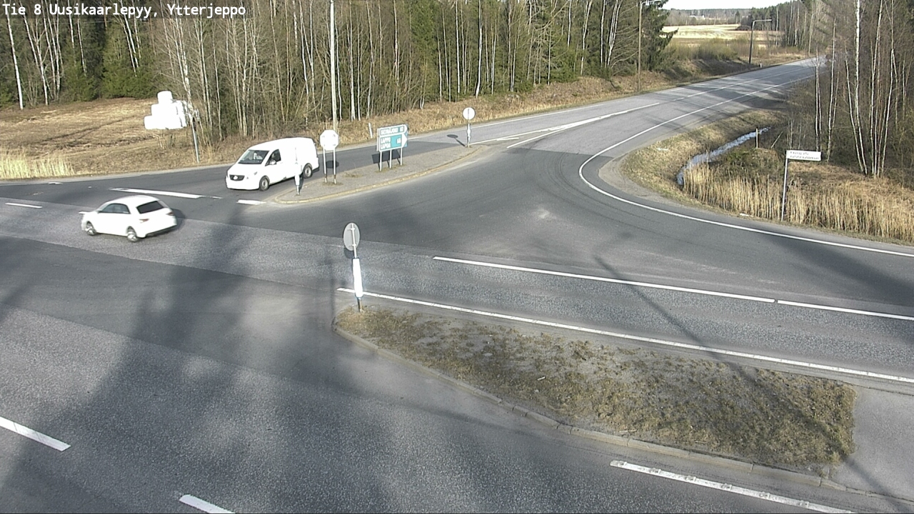 Weather Camera Image Väg 8 Nykarleby, Ytterjeppo, Uusikaarlepyy, Pohjanmaa