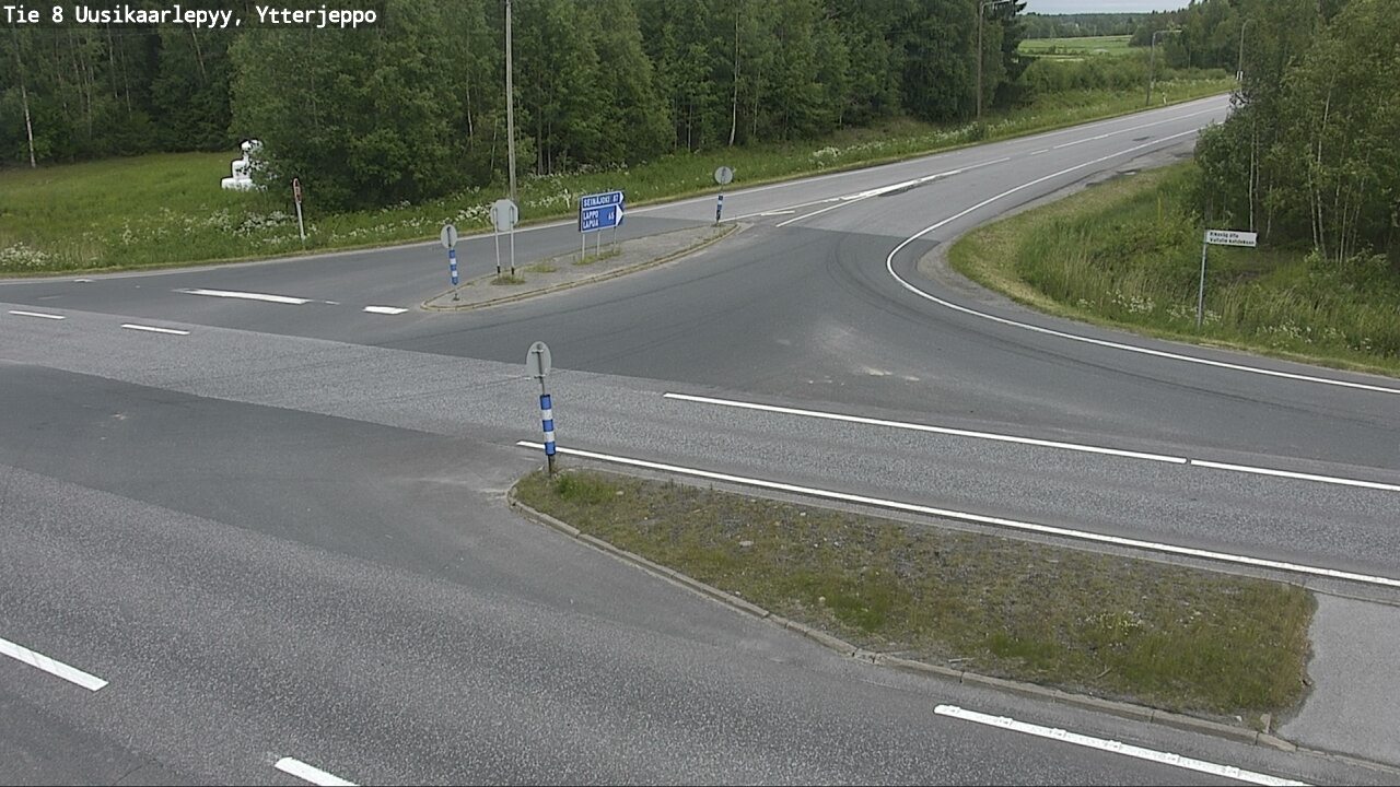 Kelikamerat Kuva Tie 8 Uusikaarlepyy, Ytterjeppo, Uusikaarlepyy, Pohjanmaa