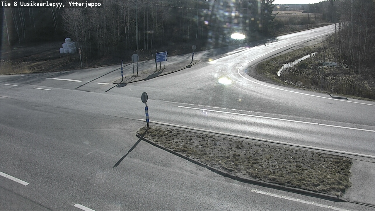 Weather Camera Image Väg 8 Nykarleby, Ytterjeppo, Uusikaarlepyy, Pohjanmaa