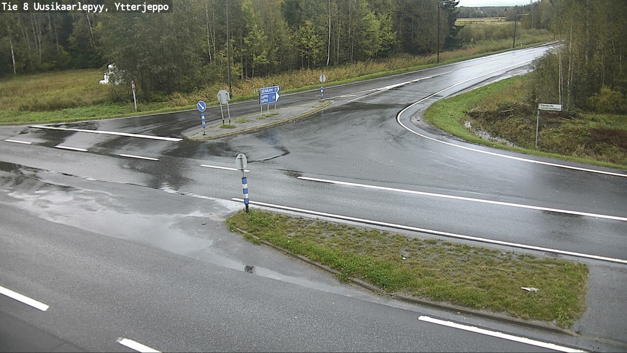 Weather Camera Image Road 8 Uusikaarlepyy, Ytterjeppo, Uusikaarlepyy, Pohjanmaa