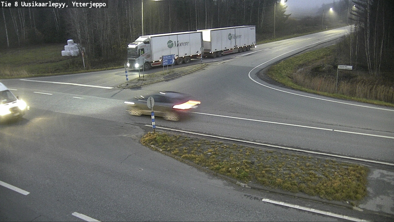 Kelikamerat Kuva Tie 8 Uusikaarlepyy, Ytterjeppo, Uusikaarlepyy, Pohjanmaa