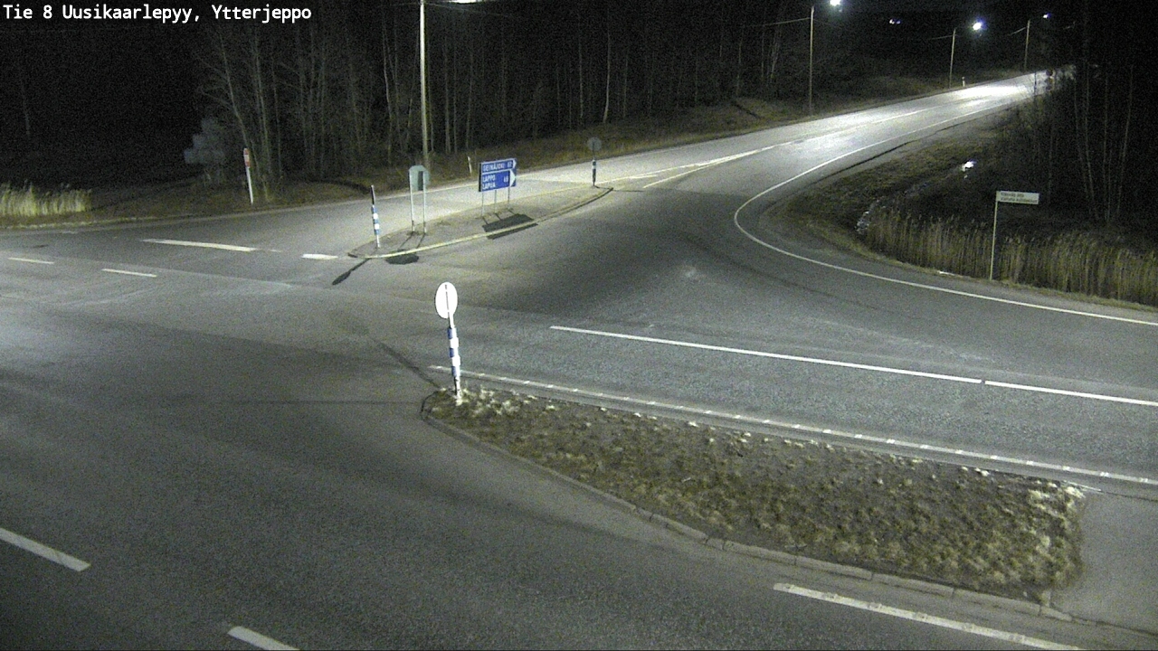 Weather Camera Image Väg 8 Nykarleby, Ytterjeppo, Uusikaarlepyy, Pohjanmaa