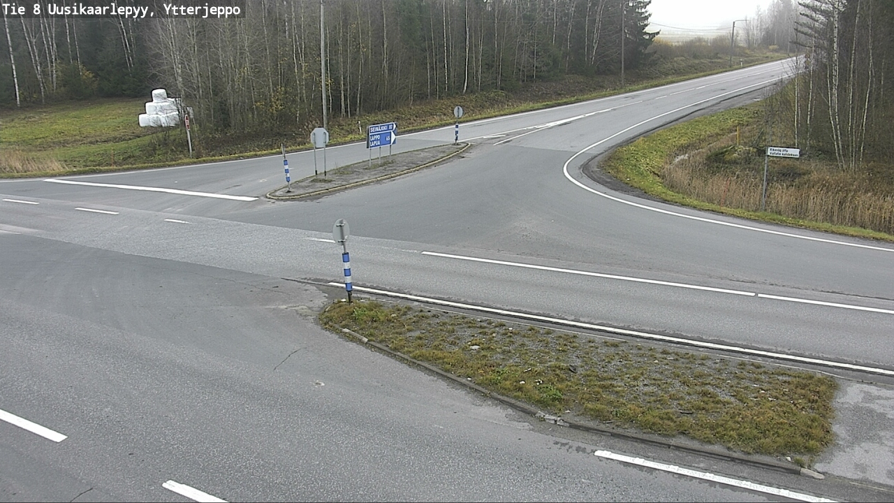 Kelikamerat Kuva Tie 8 Uusikaarlepyy, Ytterjeppo, Uusikaarlepyy, Pohjanmaa