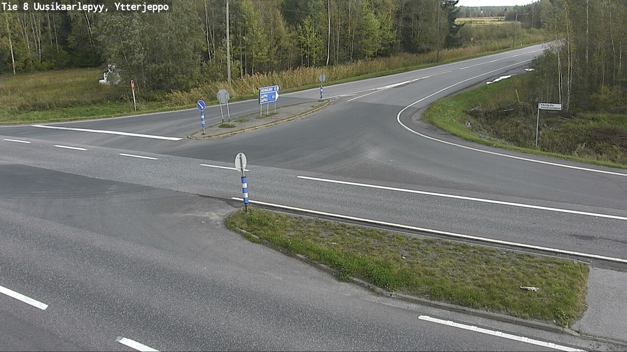 Kelikamerat Kuva Tie 8 Uusikaarlepyy, Ytterjeppo, Uusikaarlepyy, Pohjanmaa