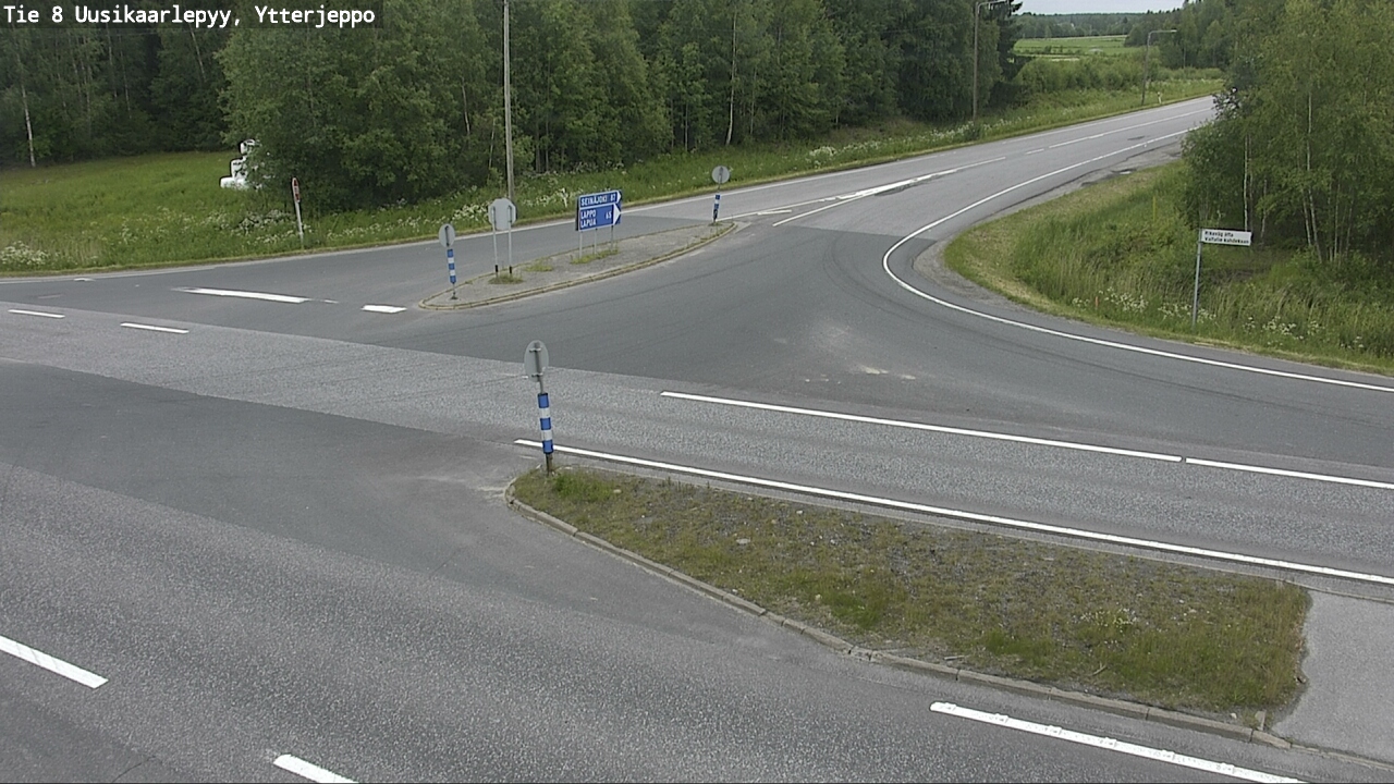 Kelikamerat Kuva Tie 8 Uusikaarlepyy, Ytterjeppo, Uusikaarlepyy, Pohjanmaa