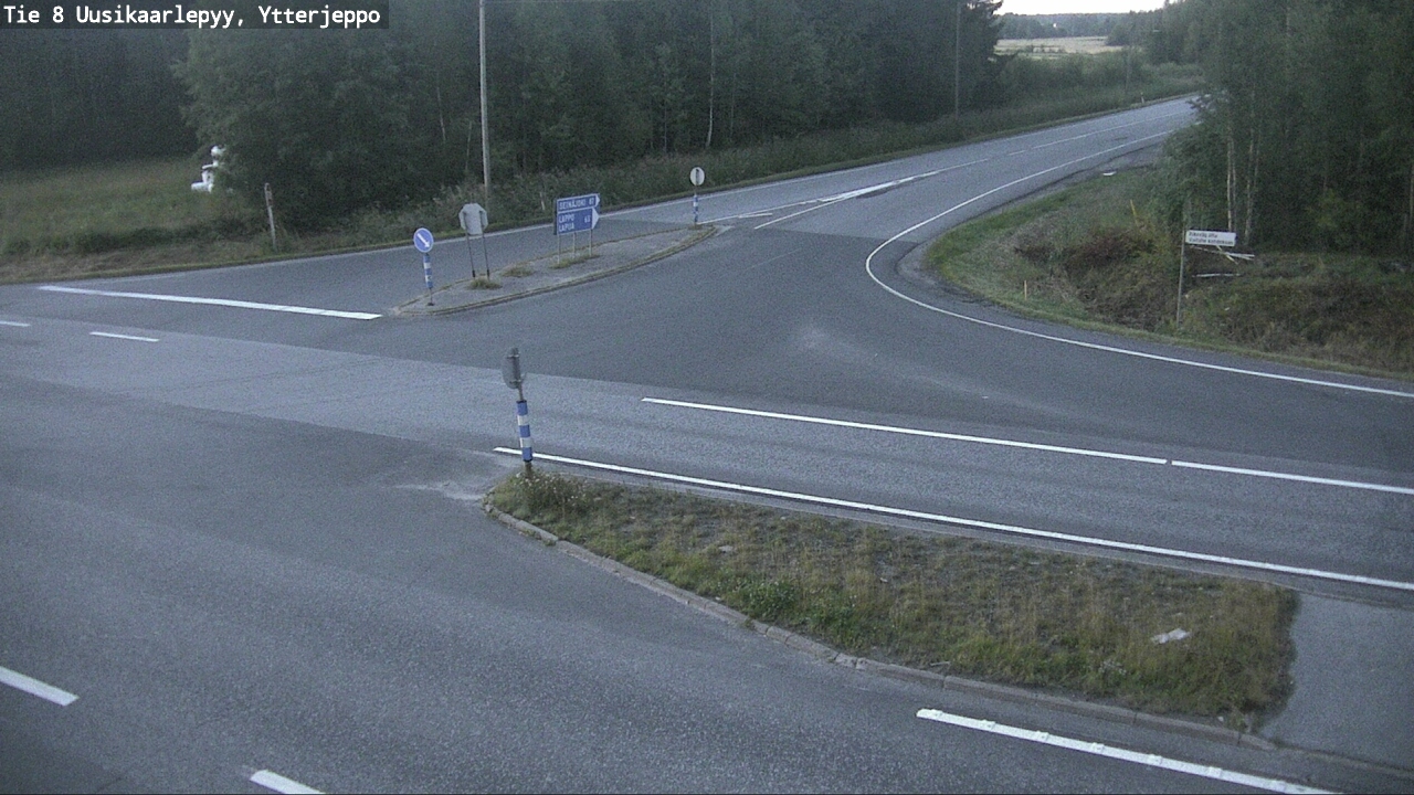 Weather Camera Image Road 8 Uusikaarlepyy, Ytterjeppo, Uusikaarlepyy, Pohjanmaa