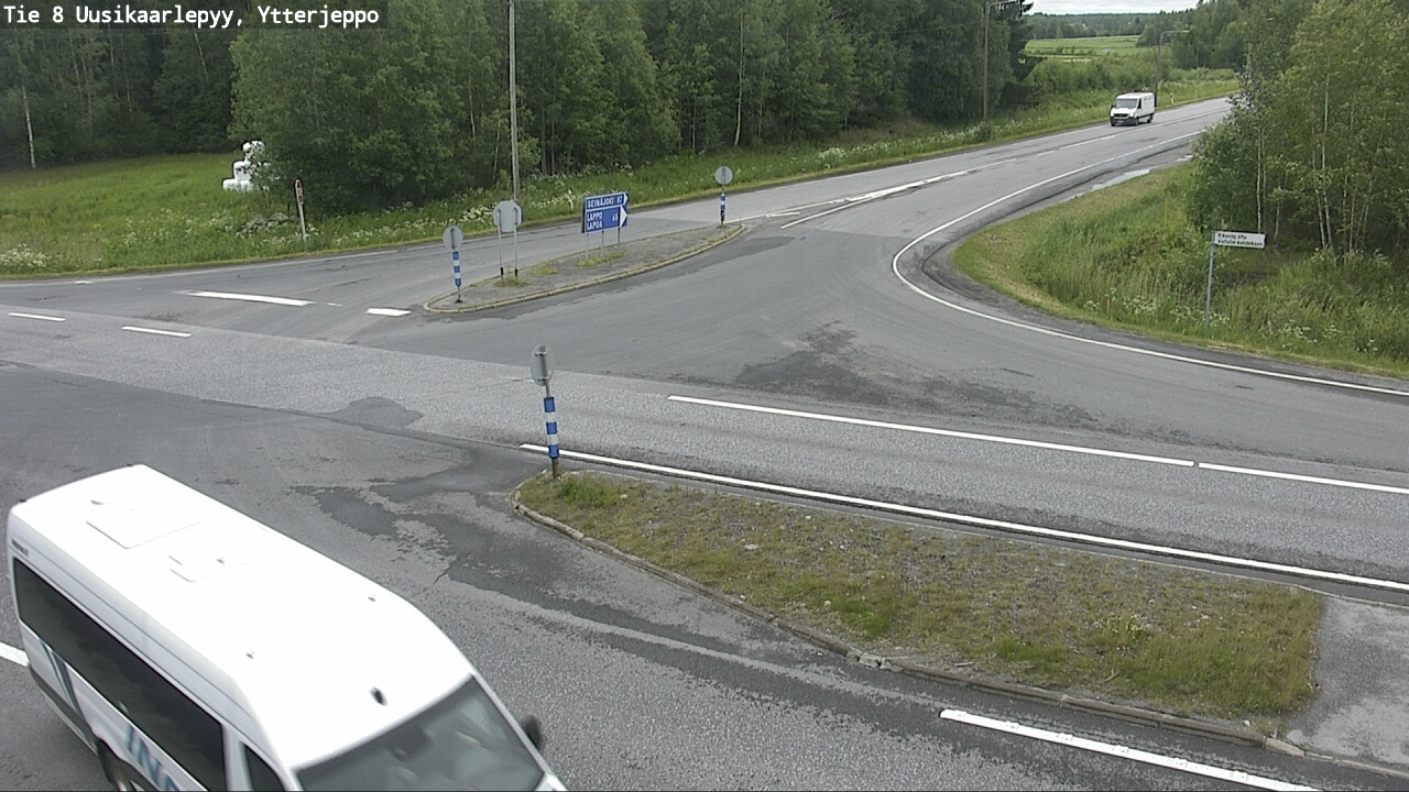 Weather Camera Image Road 8 Uusikaarlepyy, Ytterjeppo, Uusikaarlepyy, Pohjanmaa