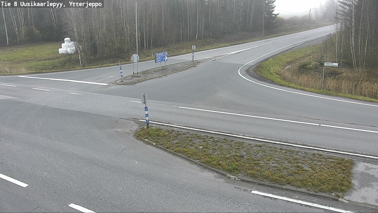 Kelikamerat Kuva Tie 8 Uusikaarlepyy, Ytterjeppo, Uusikaarlepyy, Pohjanmaa