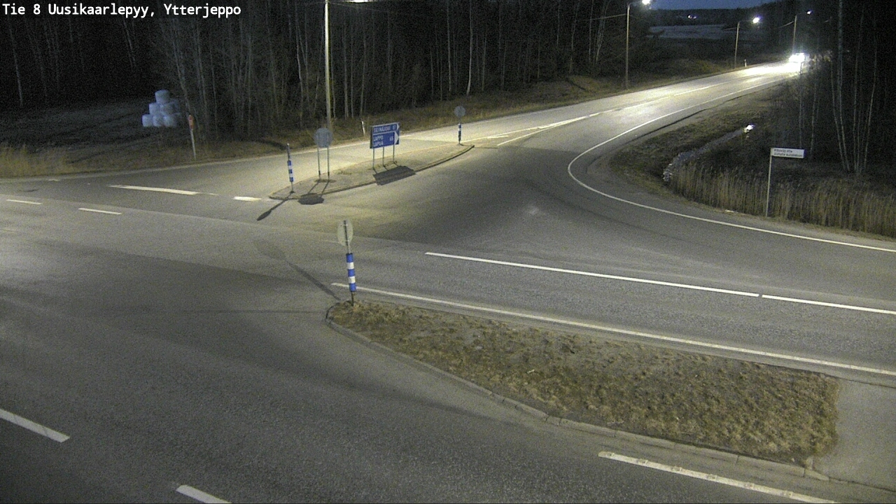 Weather Camera Image Väg 8 Nykarleby, Ytterjeppo, Uusikaarlepyy, Pohjanmaa
