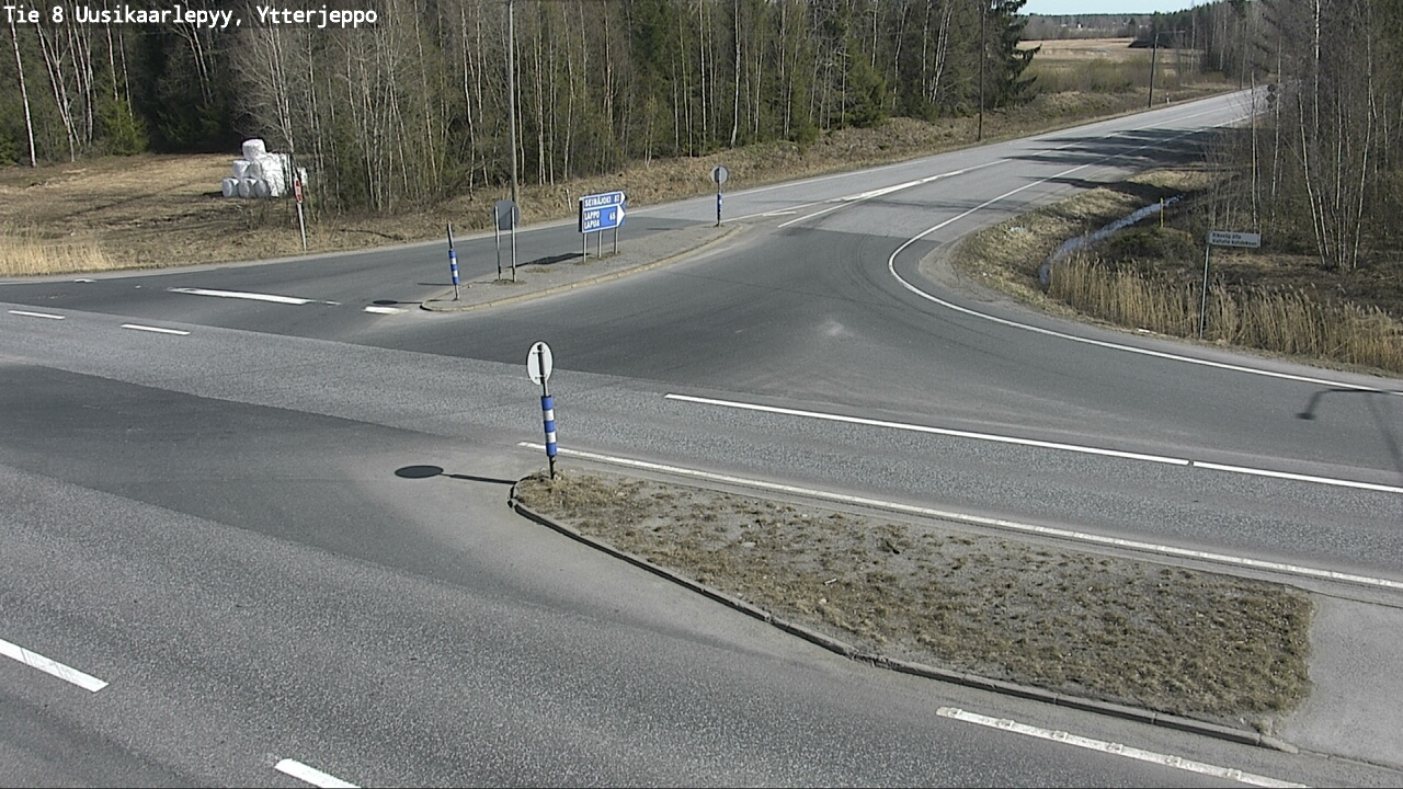 Weather Camera Image Väg 8 Nykarleby, Ytterjeppo, Uusikaarlepyy, Pohjanmaa
