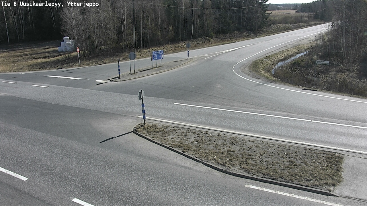 Weather Camera Image Väg 8 Nykarleby, Ytterjeppo, Uusikaarlepyy, Pohjanmaa