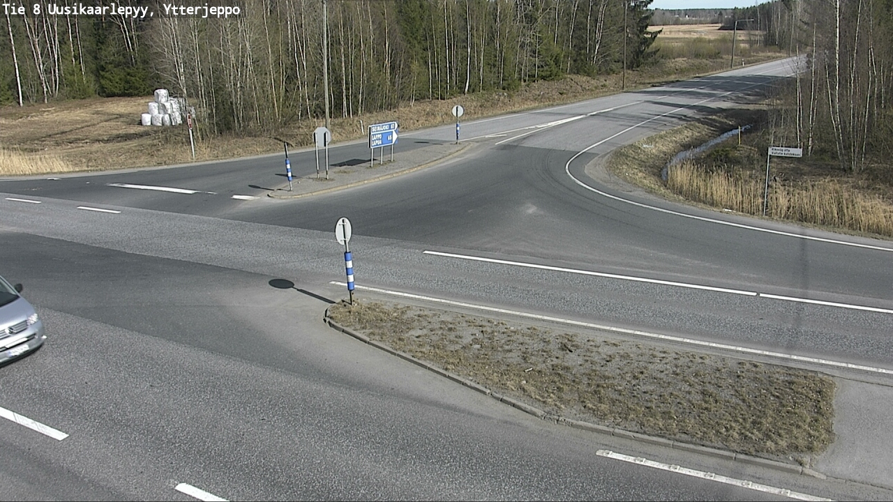 Weather Camera Image Väg 8 Nykarleby, Ytterjeppo, Uusikaarlepyy, Pohjanmaa