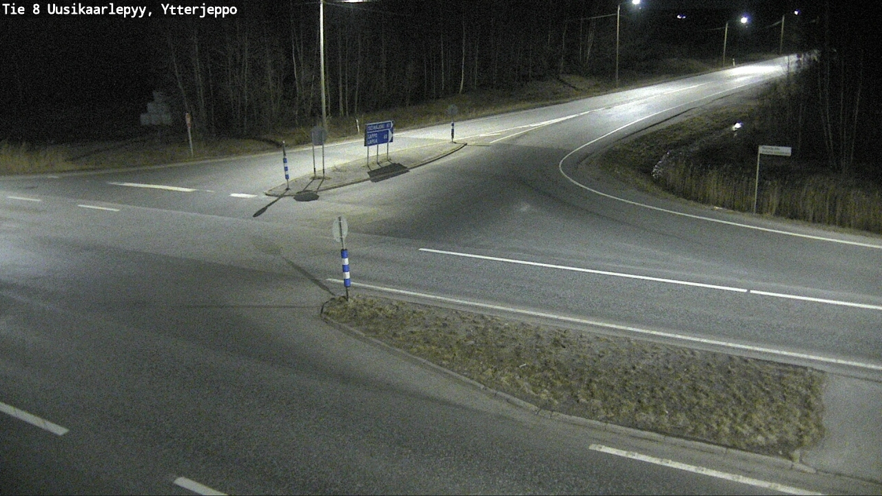 Weather Camera Image Väg 8 Nykarleby, Ytterjeppo, Uusikaarlepyy, Pohjanmaa