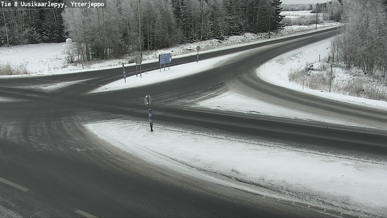Kelikamerat Kuva Tie 8 Uusikaarlepyy, Ytterjeppo, Uusikaarlepyy, Pohjanmaa