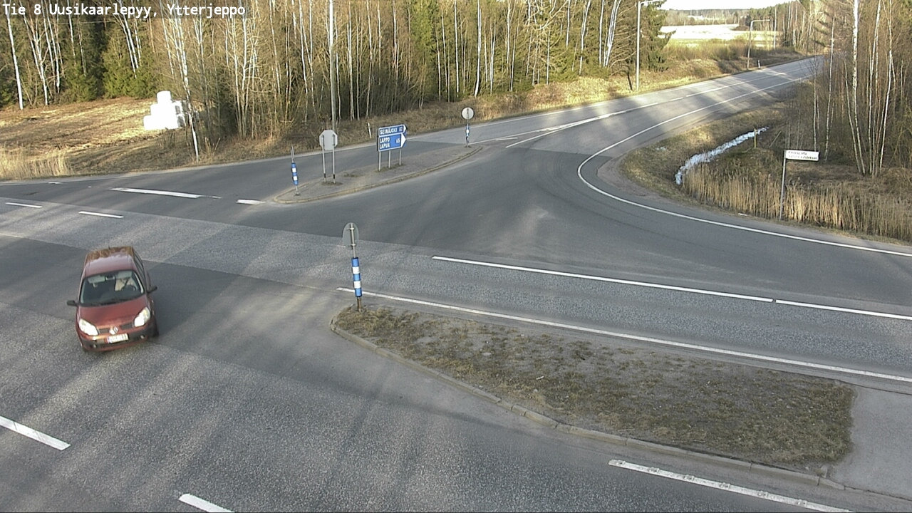 Weather Camera Image Väg 8 Nykarleby, Ytterjeppo, Uusikaarlepyy, Pohjanmaa