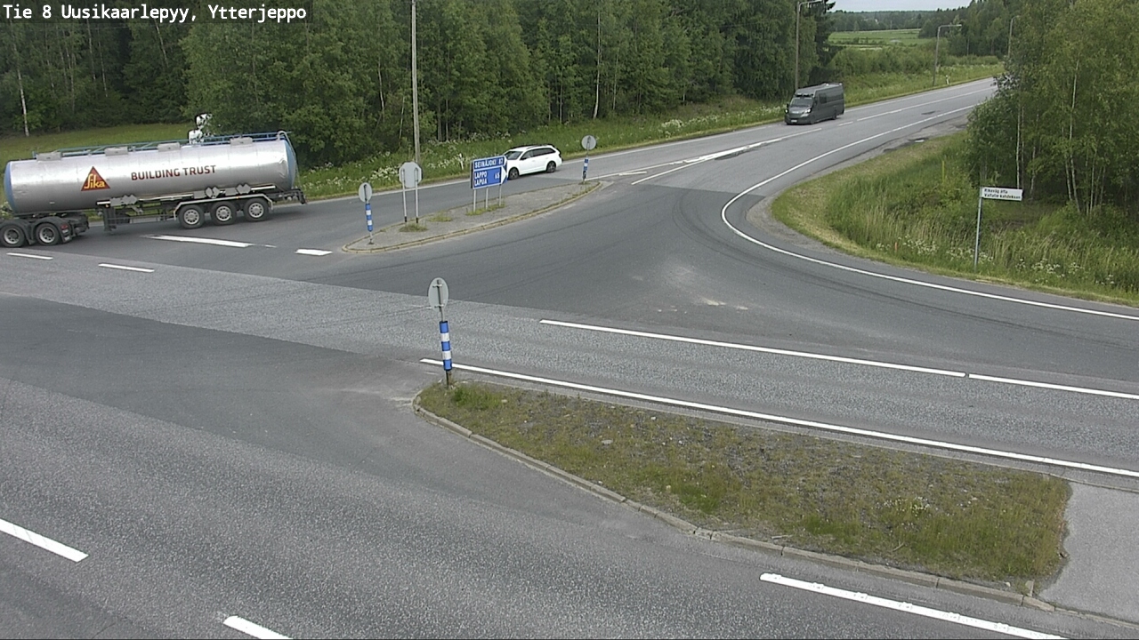 Kelikamerat Kuva Tie 8 Uusikaarlepyy, Ytterjeppo, Uusikaarlepyy, Pohjanmaa