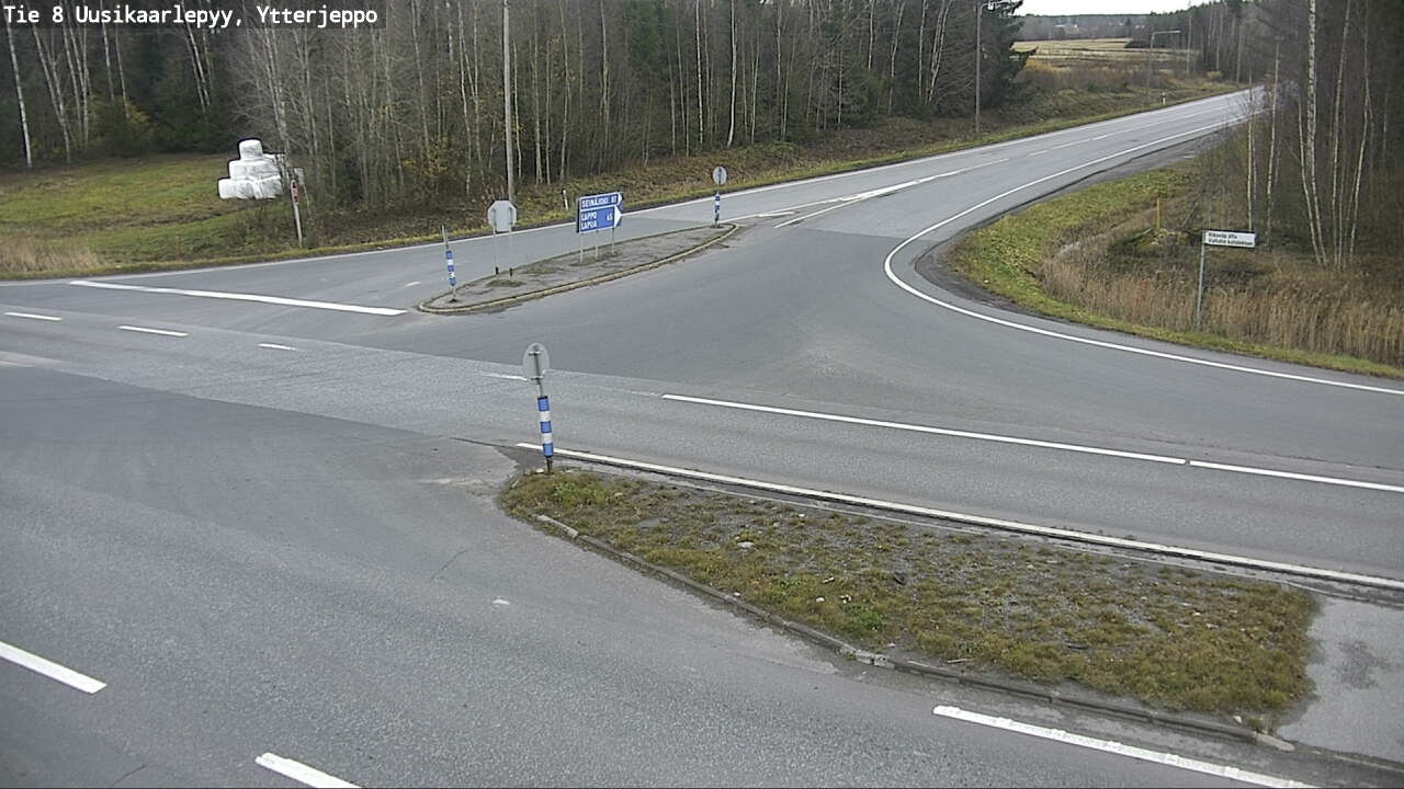 Kelikamerat Kuva Tie 8 Uusikaarlepyy, Ytterjeppo, Uusikaarlepyy, Pohjanmaa