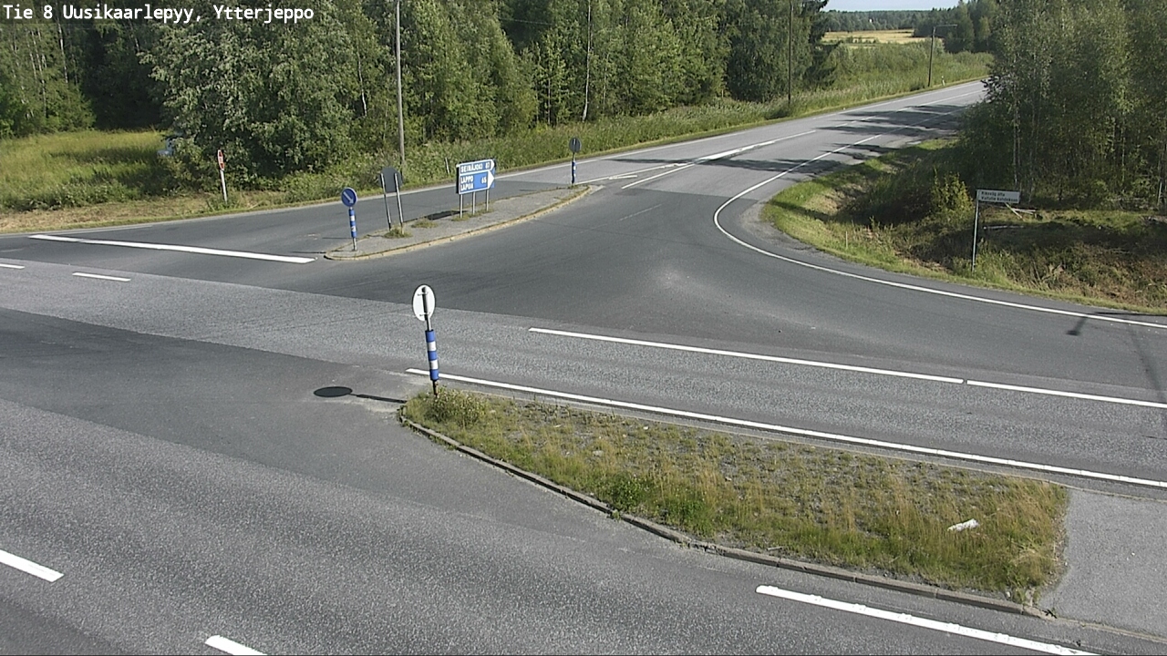 Kelikamerat Kuva Tie 8 Uusikaarlepyy, Ytterjeppo, Uusikaarlepyy, Pohjanmaa
