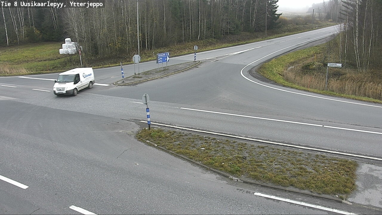 Kelikamerat Kuva Tie 8 Uusikaarlepyy, Ytterjeppo, Uusikaarlepyy, Pohjanmaa