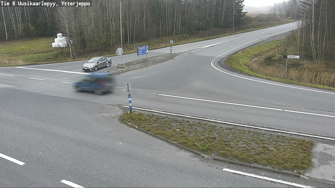 Kelikamerat Kuva Tie 8 Uusikaarlepyy, Ytterjeppo, Uusikaarlepyy, Pohjanmaa