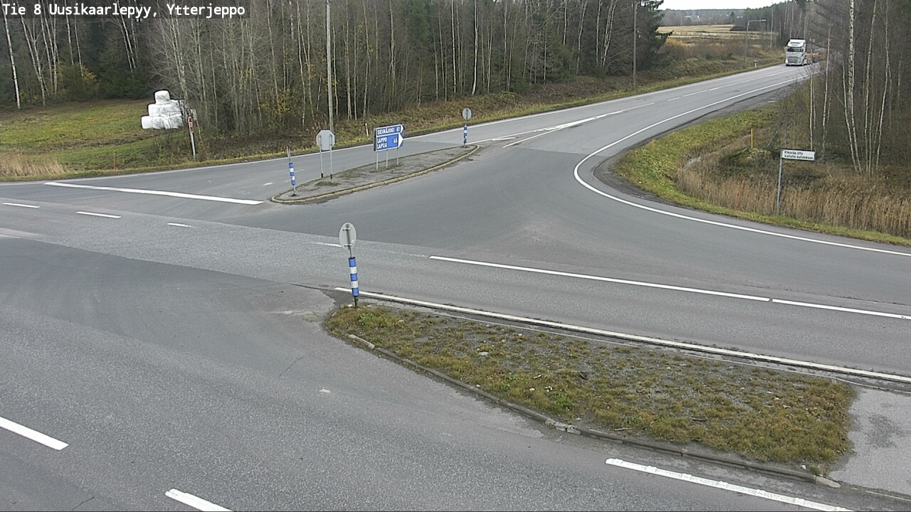 Kelikamerat Kuva Tie 8 Uusikaarlepyy, Ytterjeppo, Uusikaarlepyy, Pohjanmaa