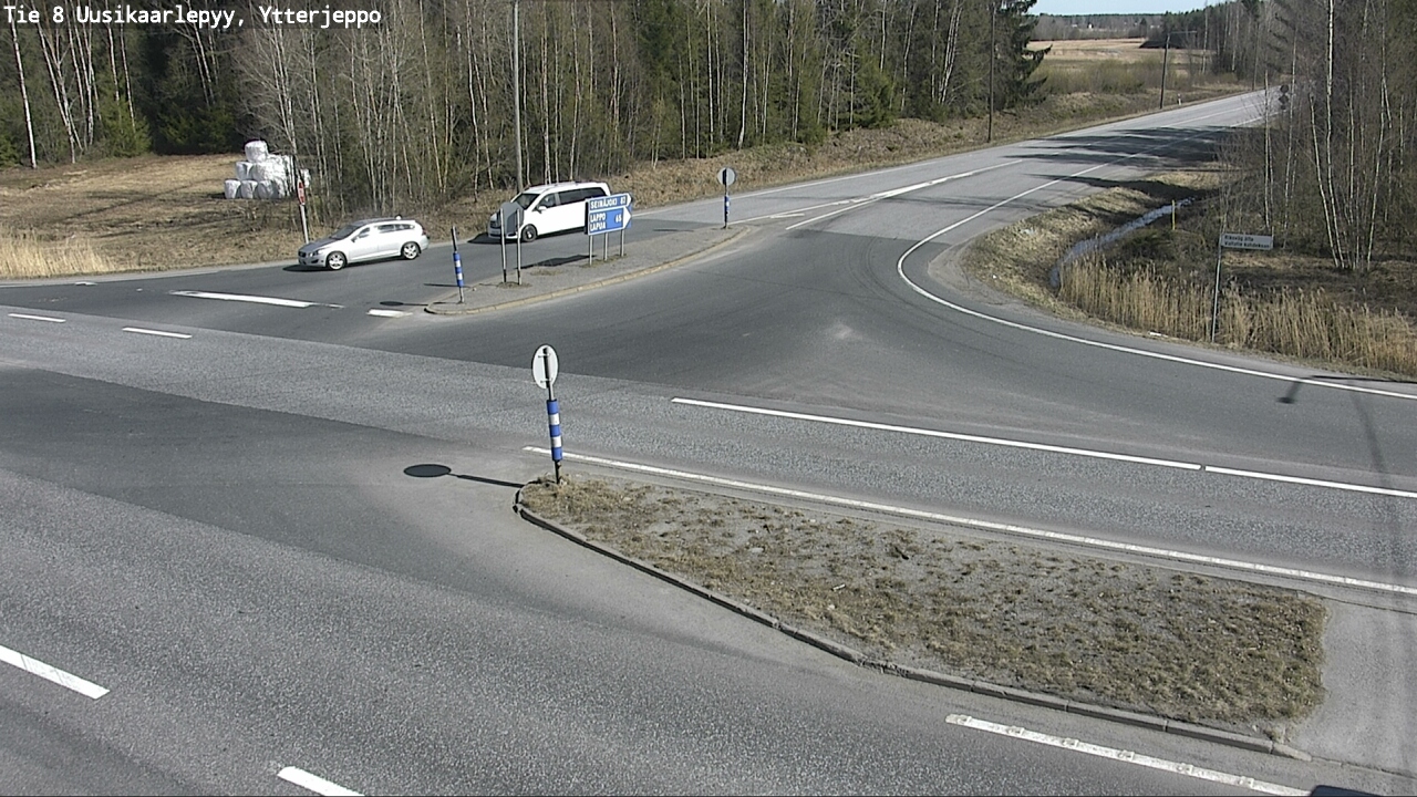 Weather Camera Image Väg 8 Nykarleby, Ytterjeppo, Uusikaarlepyy, Pohjanmaa