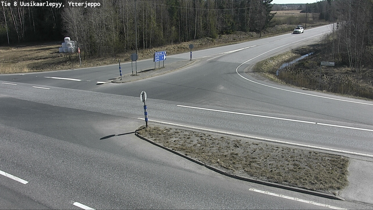 Weather Camera Image Väg 8 Nykarleby, Ytterjeppo, Uusikaarlepyy, Pohjanmaa