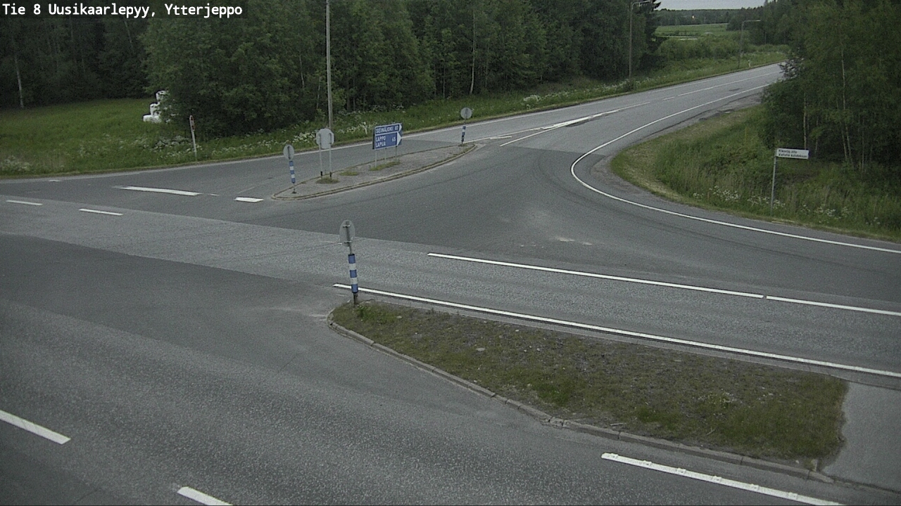 Kelikamerat Kuva Tie 8 Uusikaarlepyy, Ytterjeppo, Uusikaarlepyy, Pohjanmaa