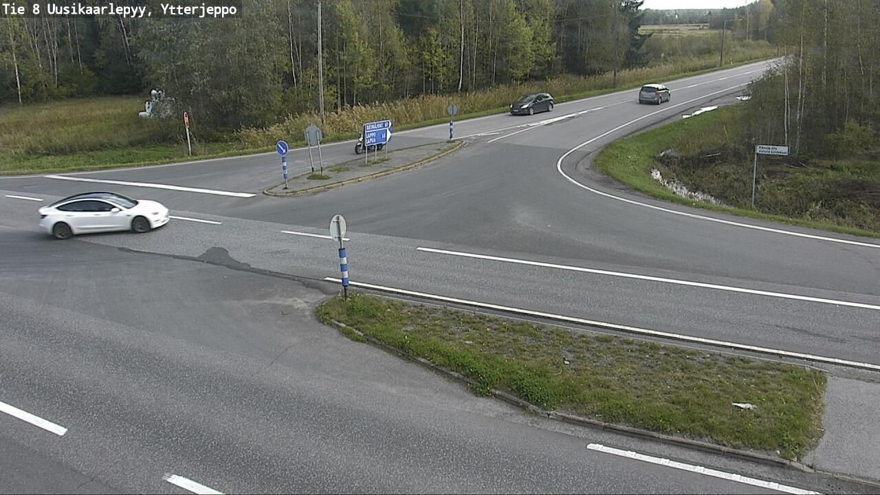 Weather Camera Image Road 8 Uusikaarlepyy, Ytterjeppo, Uusikaarlepyy, Pohjanmaa