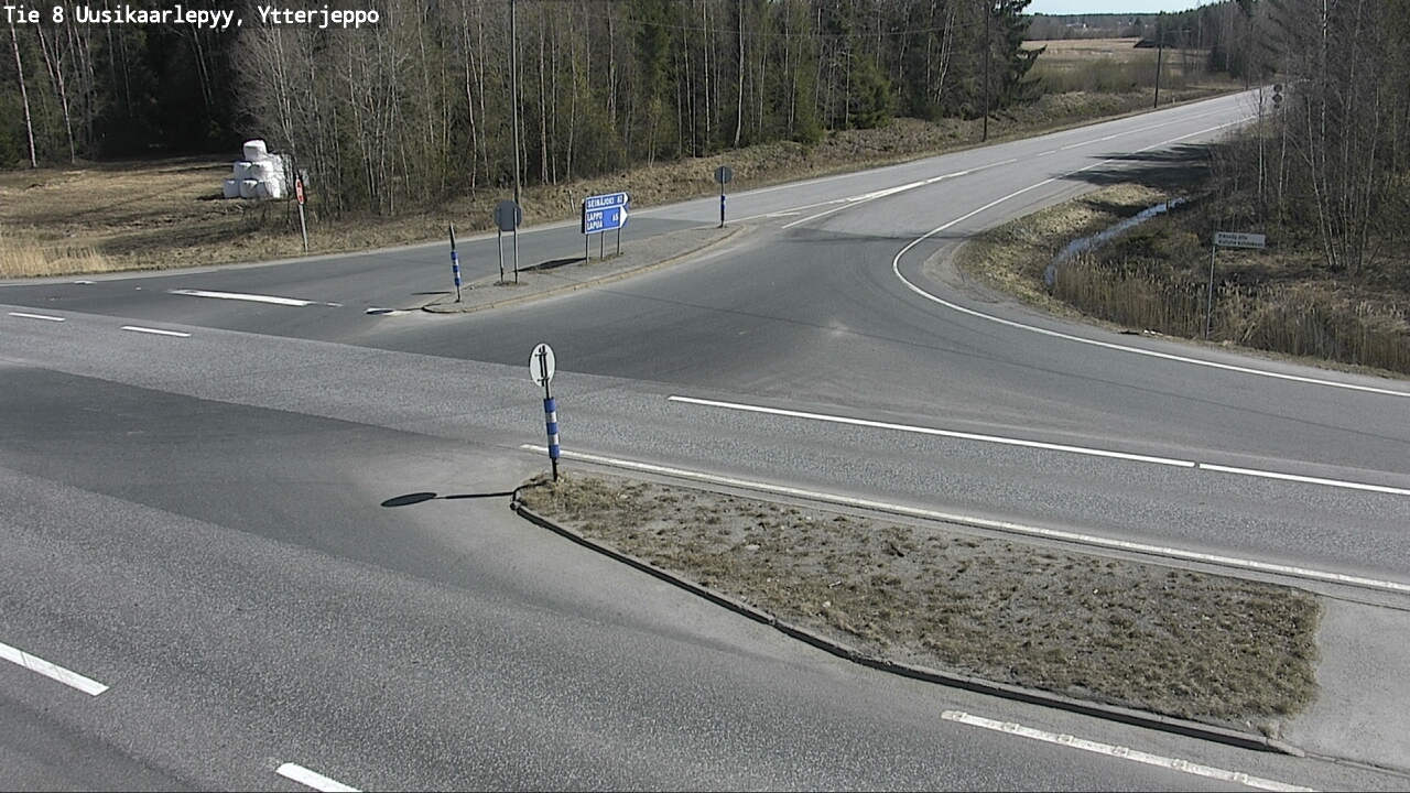 Weather Camera Image Väg 8 Nykarleby, Ytterjeppo, Uusikaarlepyy, Pohjanmaa