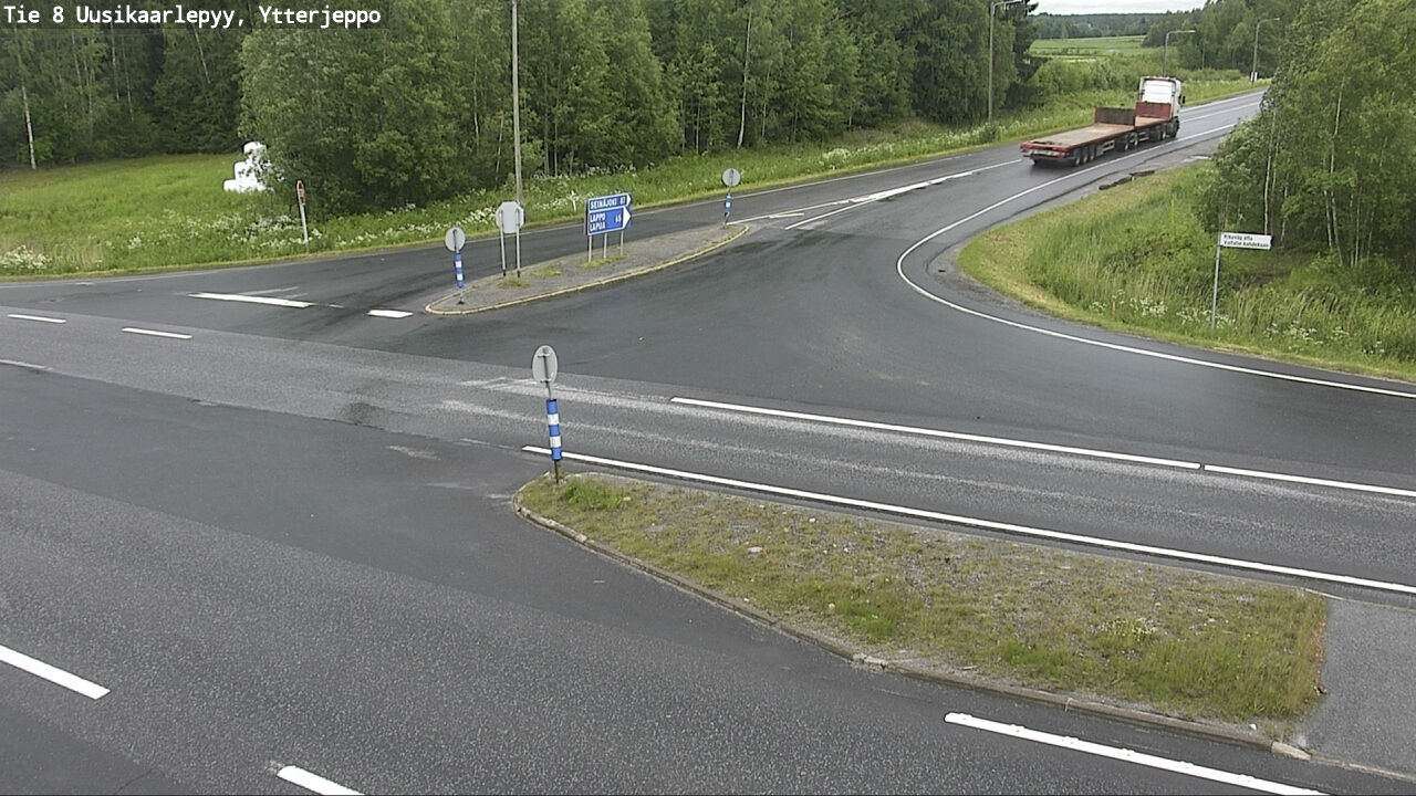 Kelikamerat Kuva Tie 8 Uusikaarlepyy, Ytterjeppo, Uusikaarlepyy, Pohjanmaa