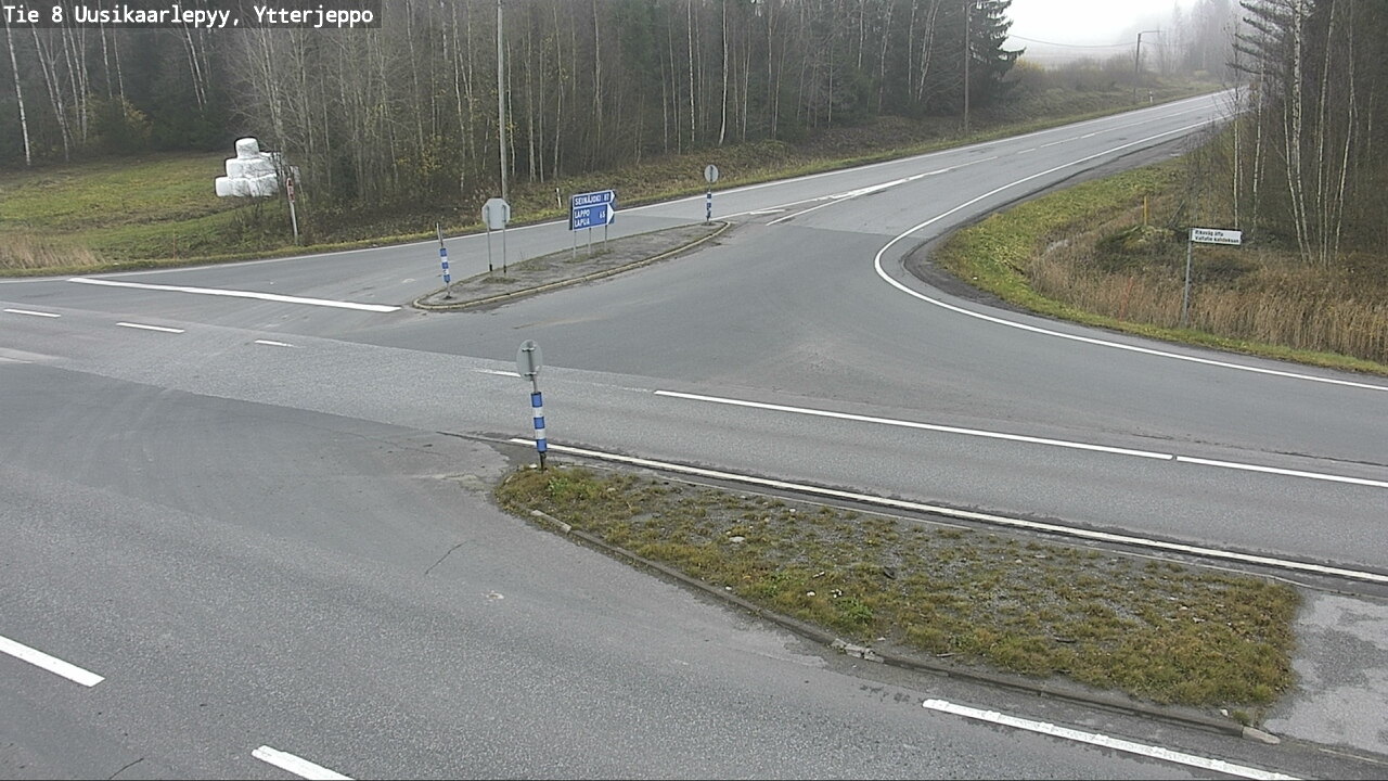Kelikamerat Kuva Tie 8 Uusikaarlepyy, Ytterjeppo, Uusikaarlepyy, Pohjanmaa