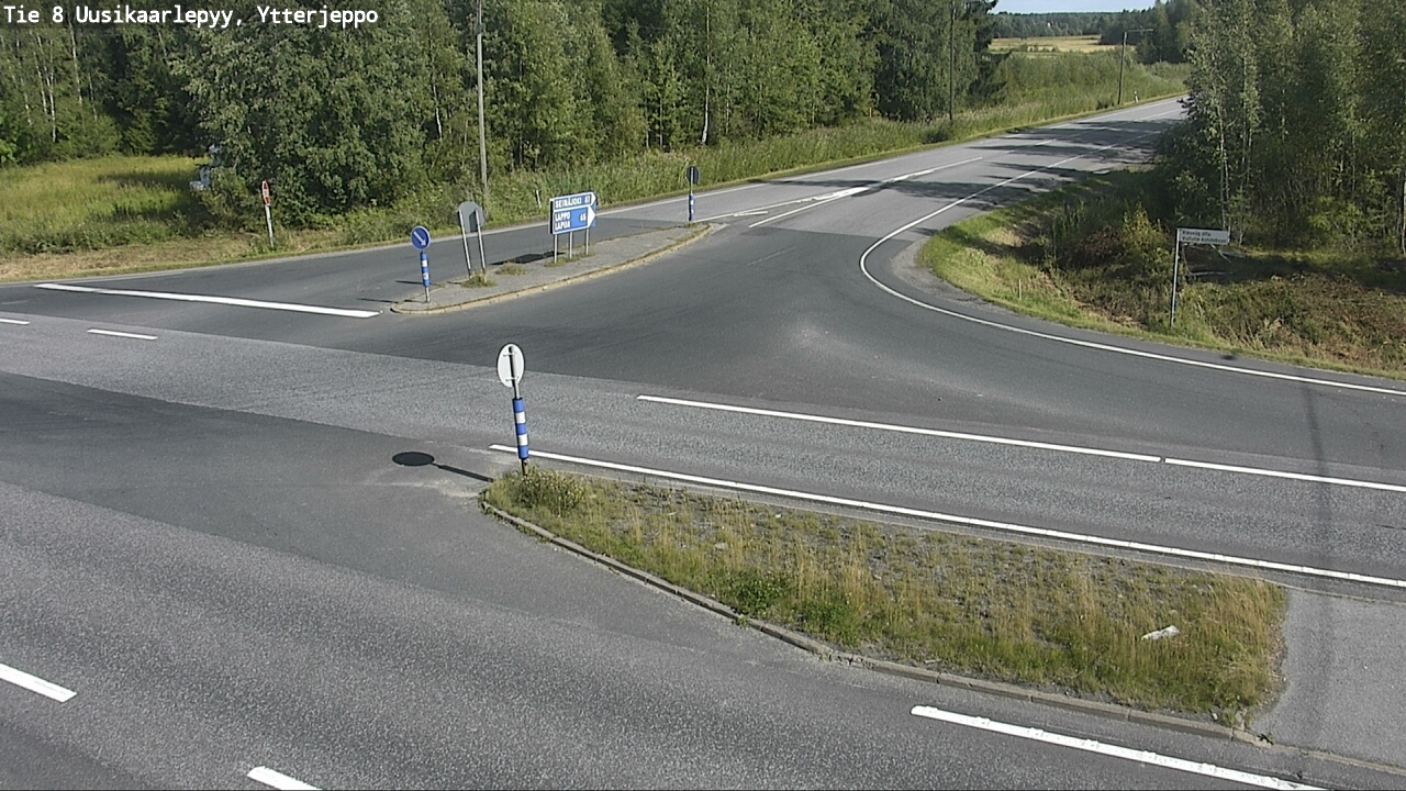 Kelikamerat Kuva Tie 8 Uusikaarlepyy, Ytterjeppo, Uusikaarlepyy, Pohjanmaa