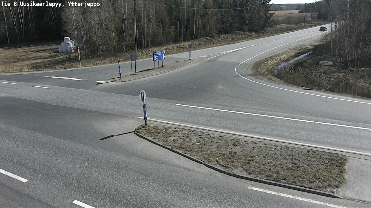 Weather Camera Image Väg 8 Nykarleby, Ytterjeppo, Uusikaarlepyy, Pohjanmaa