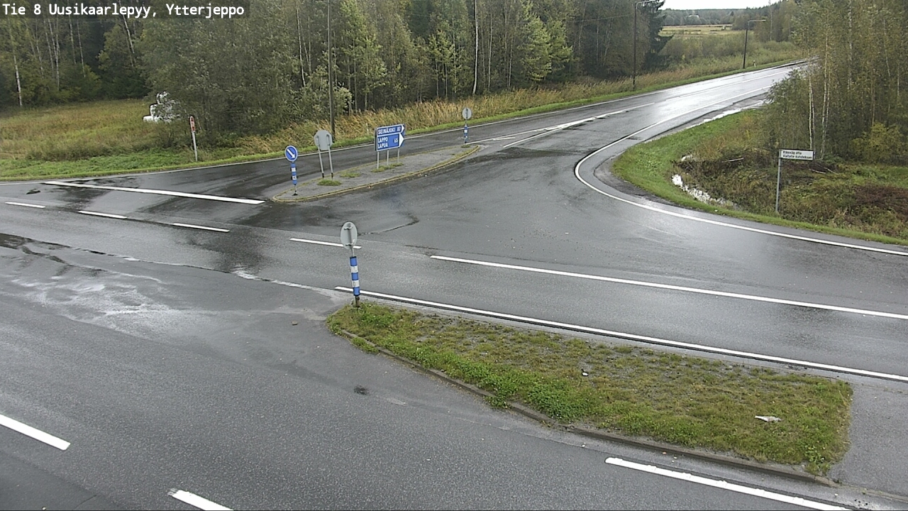 Weather Camera Image Road 8 Uusikaarlepyy, Ytterjeppo, Uusikaarlepyy, Pohjanmaa
