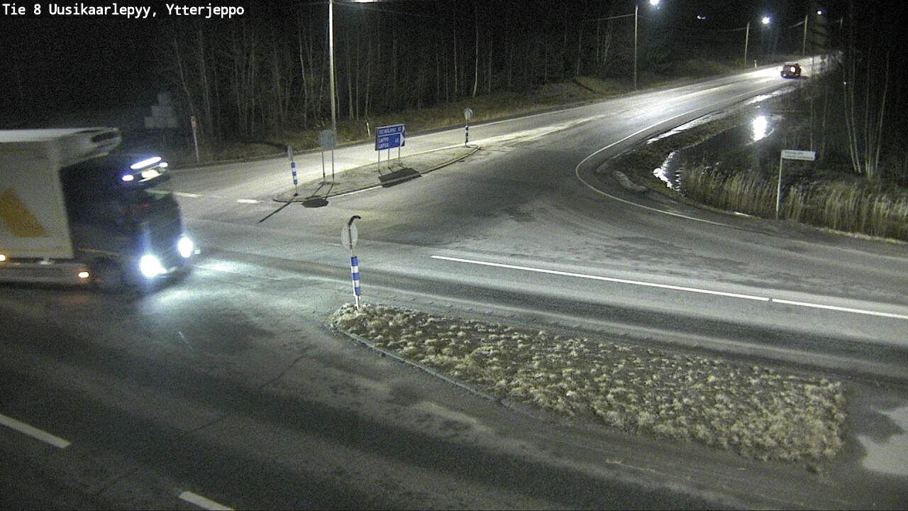 Weather Camera Image Väg 8 Nykarleby, Ytterjeppo, Uusikaarlepyy, Pohjanmaa