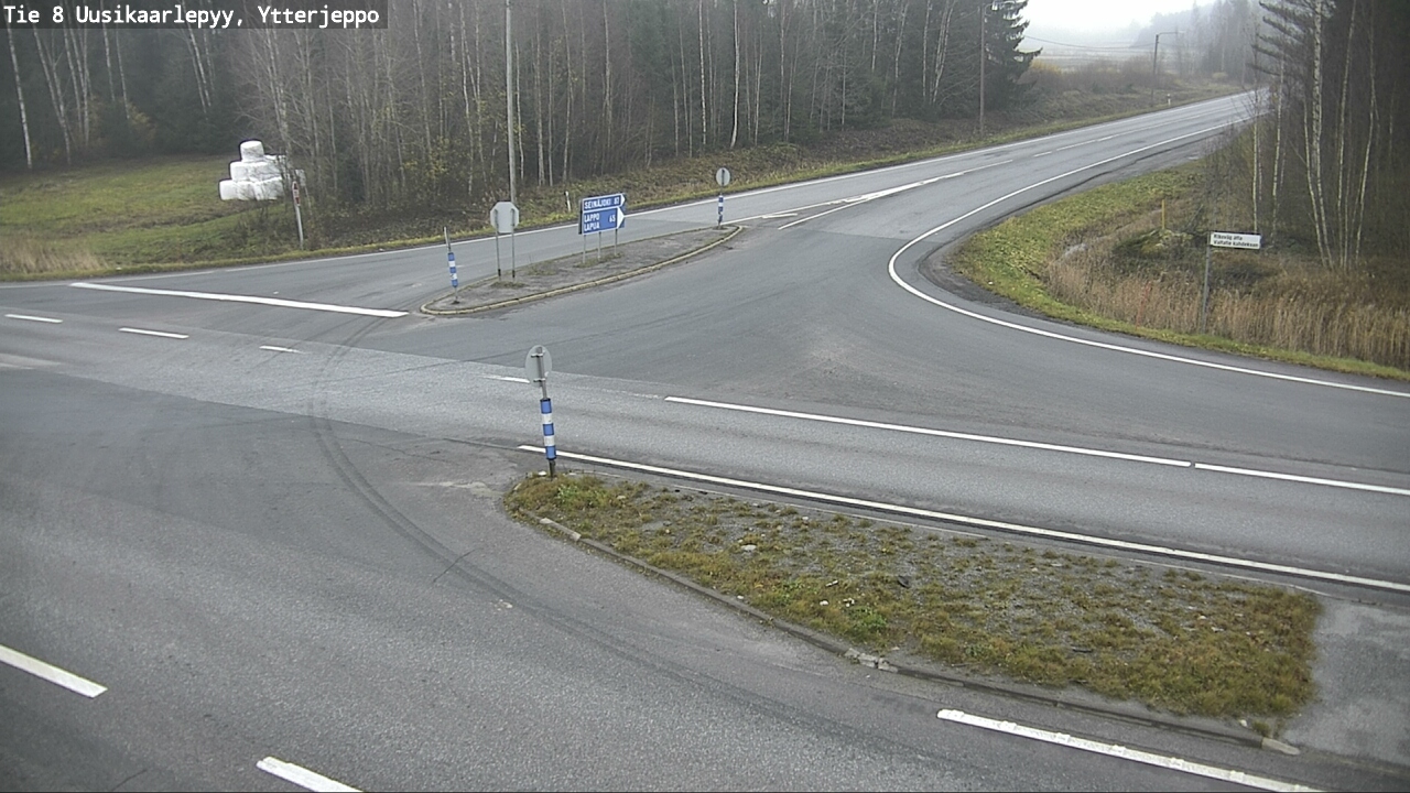 Kelikamerat Kuva Tie 8 Uusikaarlepyy, Ytterjeppo, Uusikaarlepyy, Pohjanmaa