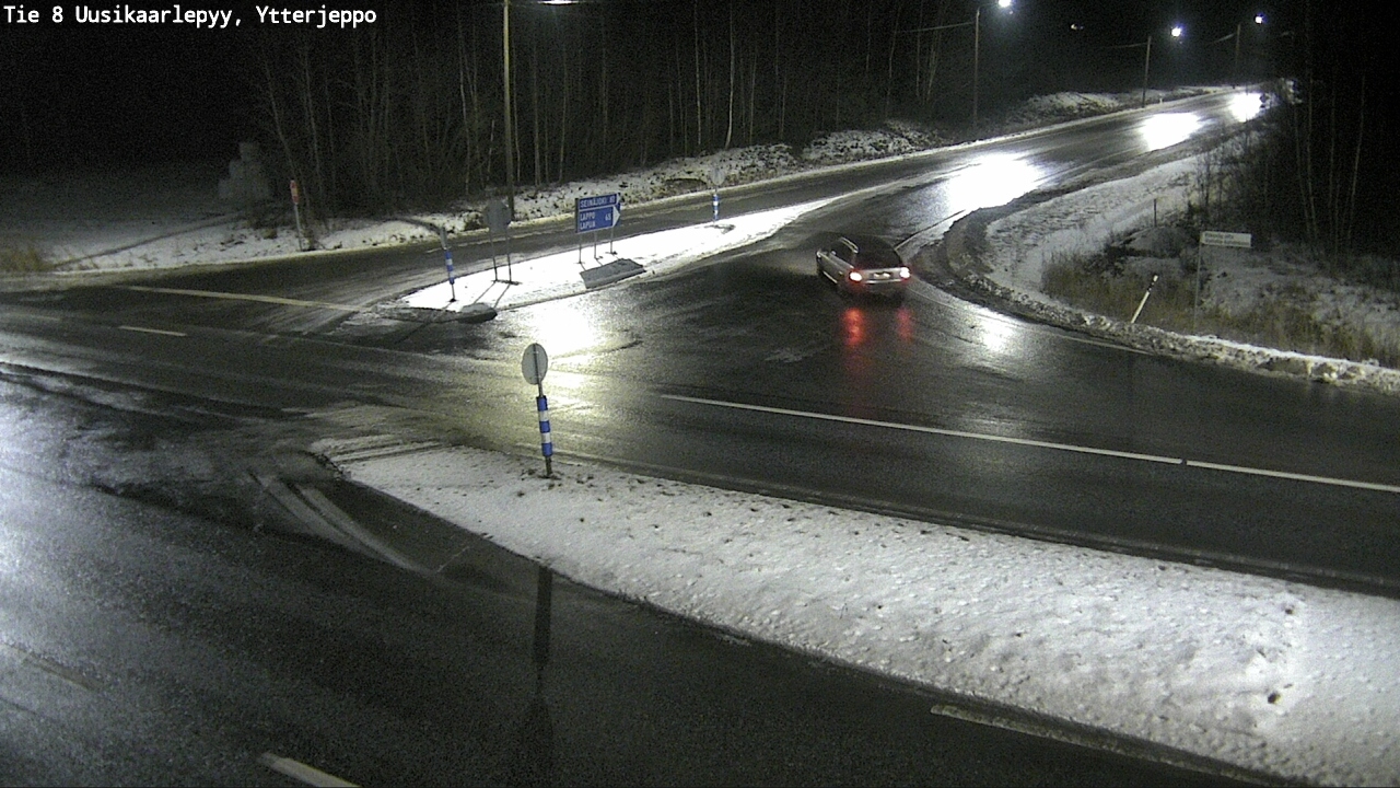 Weather Camera Image Road 8 Uusikaarlepyy, Ytterjeppo, Uusikaarlepyy, Pohjanmaa