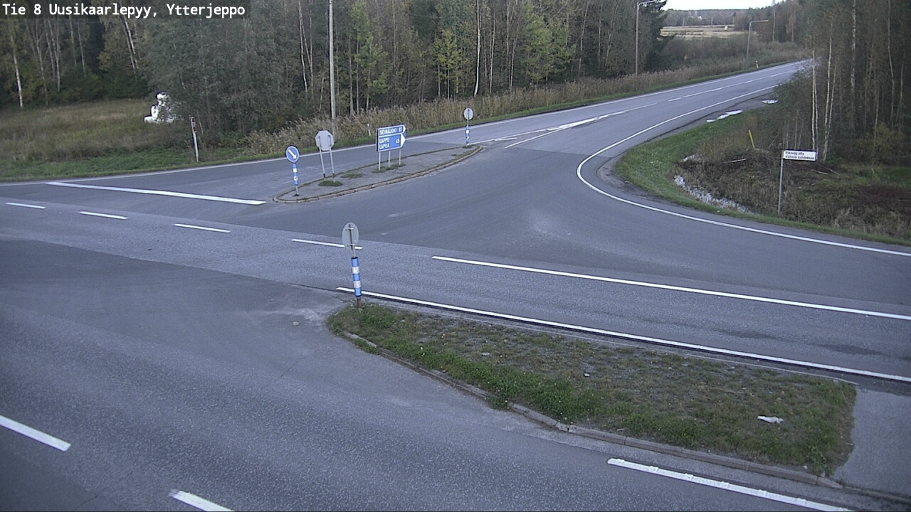 Weather Camera Image Väg 8 Nykarleby, Ytterjeppo, Uusikaarlepyy, Pohjanmaa