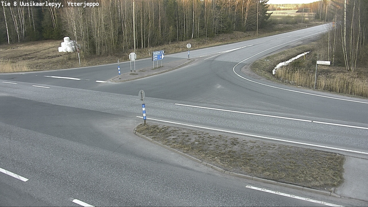 Weather Camera Image Väg 8 Nykarleby, Ytterjeppo, Uusikaarlepyy, Pohjanmaa
