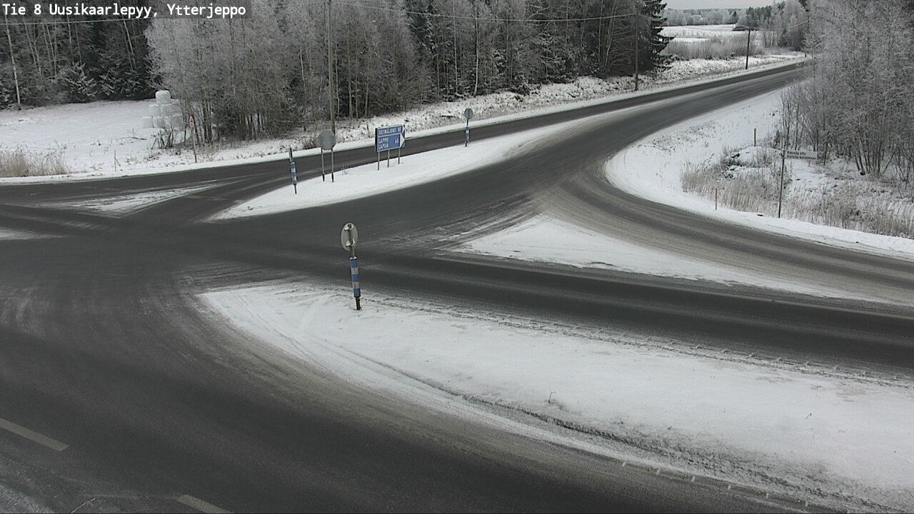 Kelikamerat Kuva Tie 8 Uusikaarlepyy, Ytterjeppo, Uusikaarlepyy, Pohjanmaa