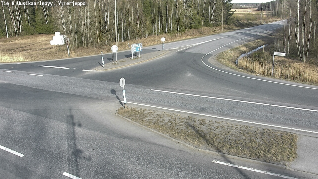 Weather Camera Image Väg 8 Nykarleby, Ytterjeppo, Uusikaarlepyy, Pohjanmaa