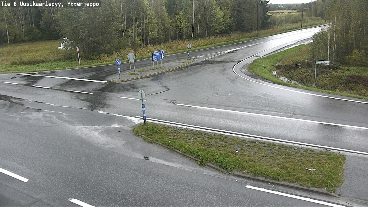 Weather Camera Image Road 8 Uusikaarlepyy, Ytterjeppo, Uusikaarlepyy, Pohjanmaa