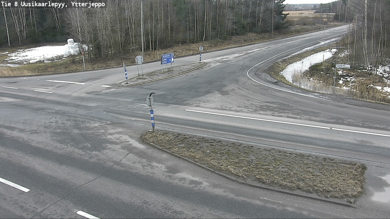 Weather Camera Image Road 8 Uusikaarlepyy, Ytterjeppo, Uusikaarlepyy, Pohjanmaa