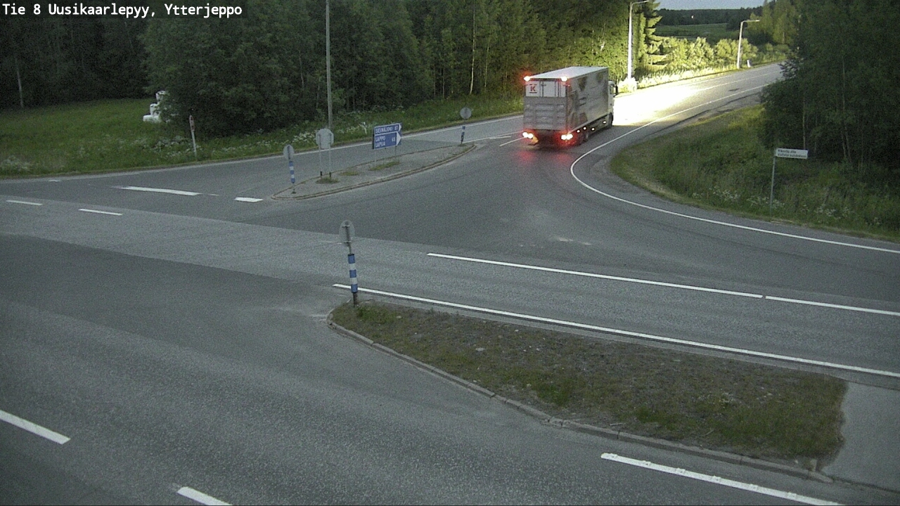 Kelikamerat Kuva Tie 8 Uusikaarlepyy, Ytterjeppo, Uusikaarlepyy, Pohjanmaa
