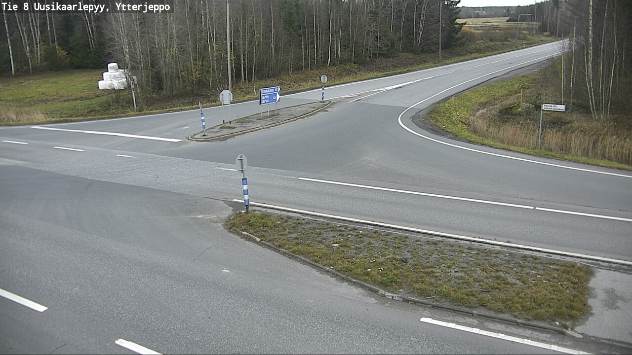 Kelikamerat Kuva Tie 8 Uusikaarlepyy, Ytterjeppo, Uusikaarlepyy, Pohjanmaa