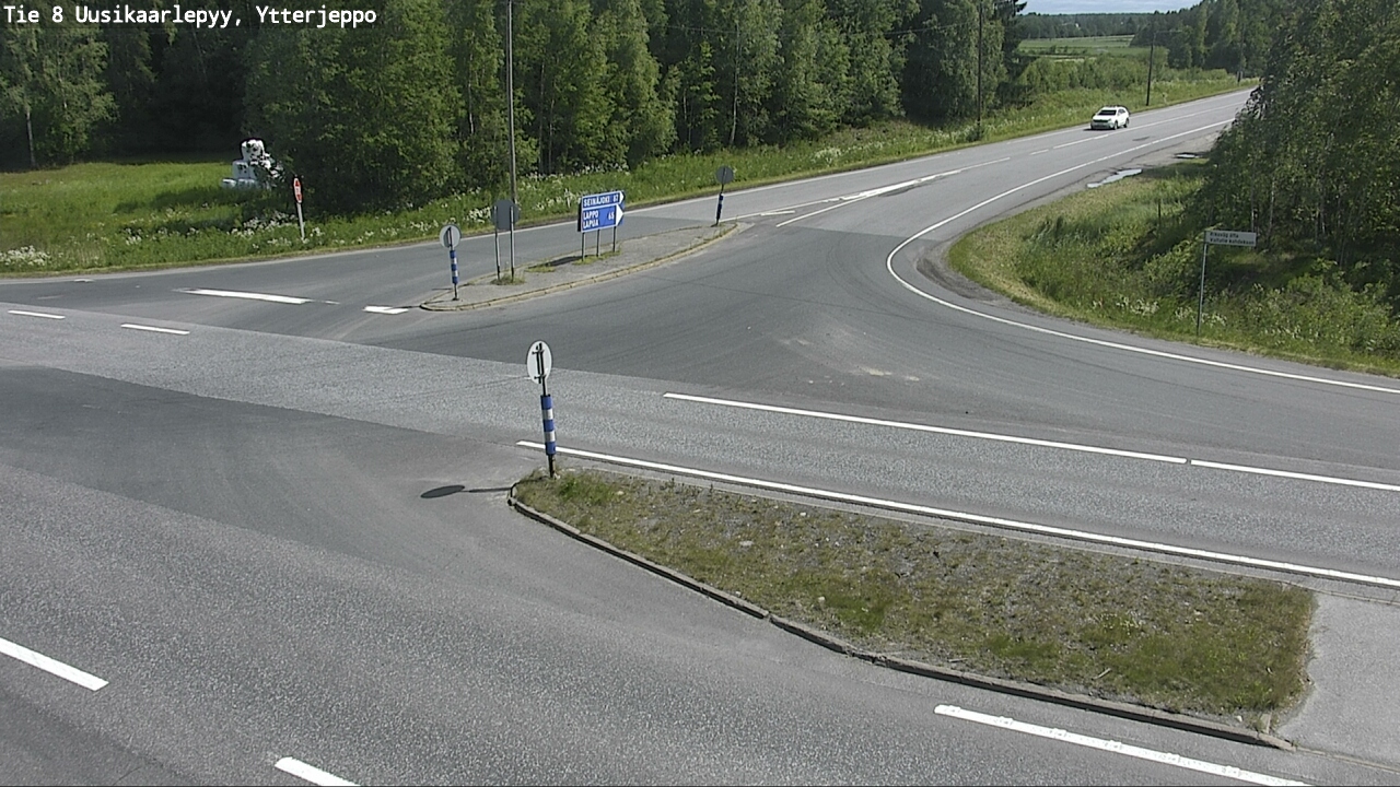 Weather Camera Image Road 8 Uusikaarlepyy, Ytterjeppo, Uusikaarlepyy, Pohjanmaa