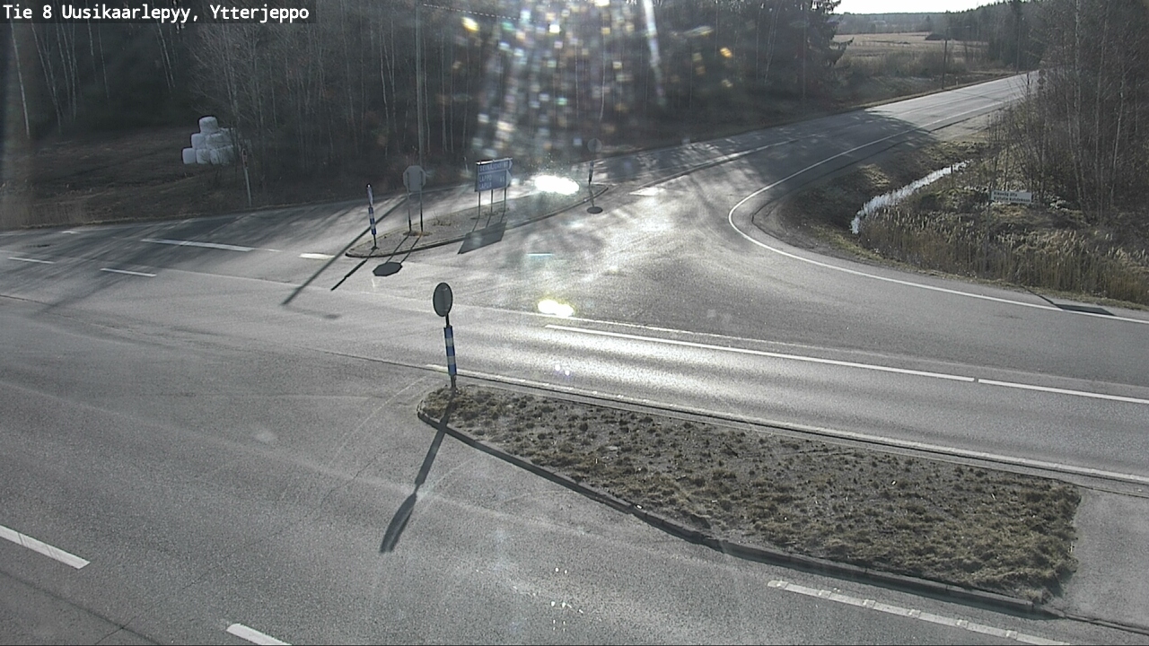 Weather Camera Image Väg 8 Nykarleby, Ytterjeppo, Uusikaarlepyy, Pohjanmaa