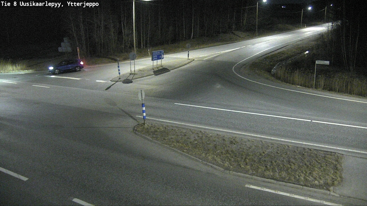 Weather Camera Image Väg 8 Nykarleby, Ytterjeppo, Uusikaarlepyy, Pohjanmaa