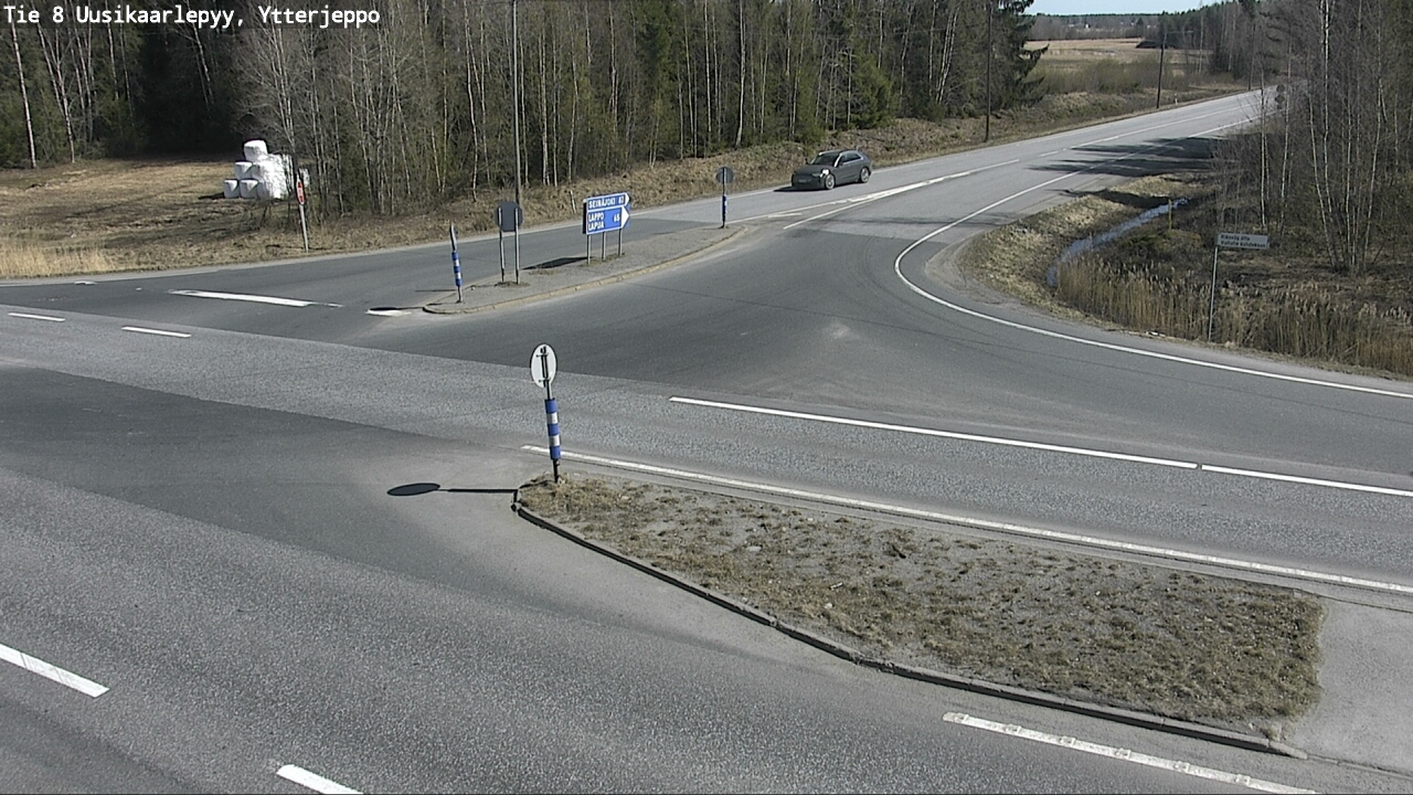 Weather Camera Image Väg 8 Nykarleby, Ytterjeppo, Uusikaarlepyy, Pohjanmaa